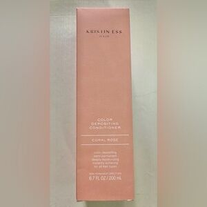KRISTIN ESS HAIR Coral Rose Color Depositing Conditioner 6.7 Oz NEW
